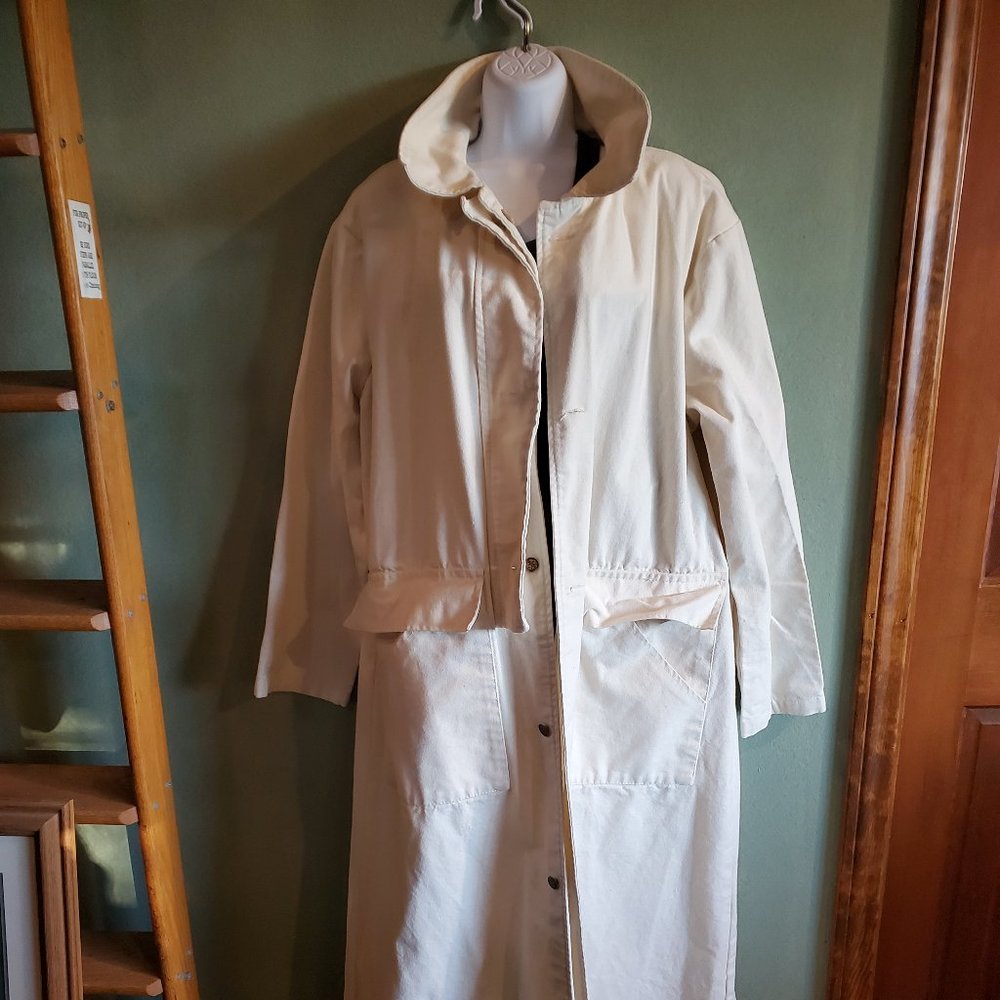 Horse Riding Duster - White